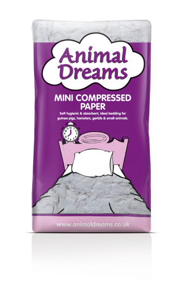 Animal Dreams (Bradford) Ltd Animal Dreams Mini Compressed Paper - Nu-Pets Pet Centre Animal Dreams (Bradford) Ltd Animal Dreams Mini Compressed Paper - Nu-Pets Pet Centre