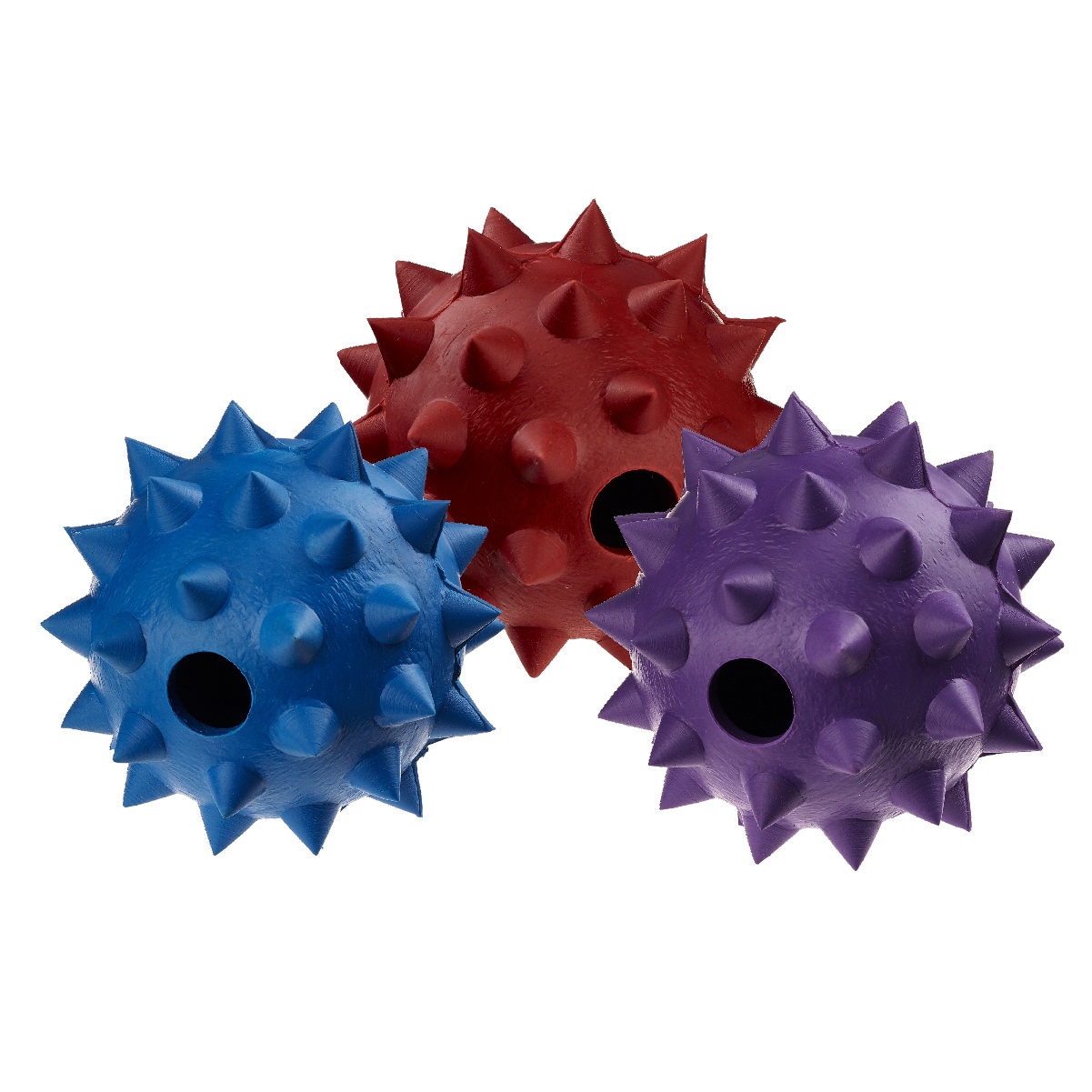 Classic Rubber Spike Ball With Bell 90mm