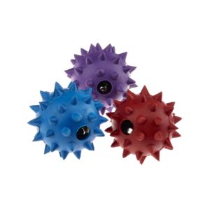 Classic Rubber Spike Ball With Bell 50mm